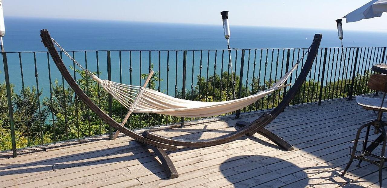 Happy Studio Sea View Topola Exteriör bild